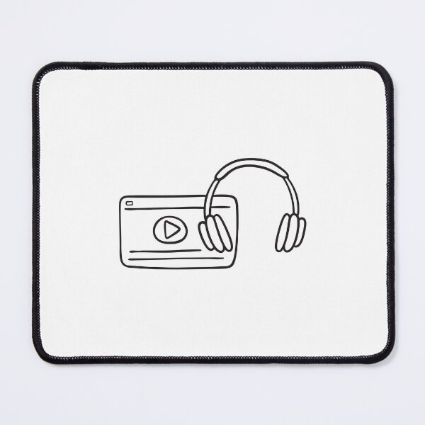 Item preview, An illustration of Headphones lying next to a video player designed and sold by rasagamastore.