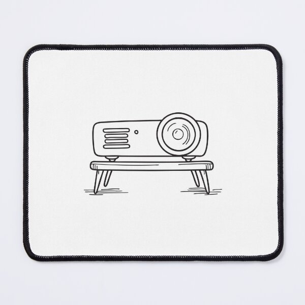 Item preview, An illustration of video projector on a table designed and sold by rasagamastore.