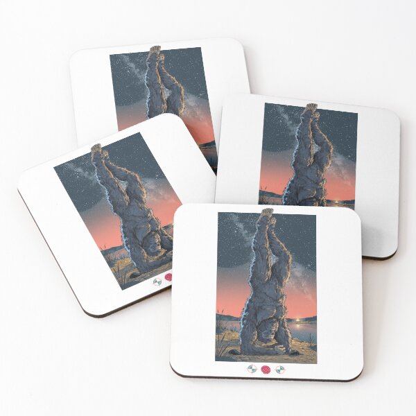 Item preview, Bigfoot Yoga Pose Forearm Stand Zen Cryptid Nature Art designed and sold by Whimsy Trail Co.