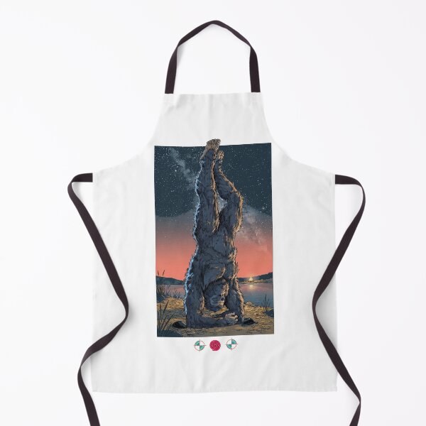 Item preview, Bigfoot Yoga Pose Forearm Stand Zen Cryptid Nature Art designed and sold by Whimsy Trail Co.