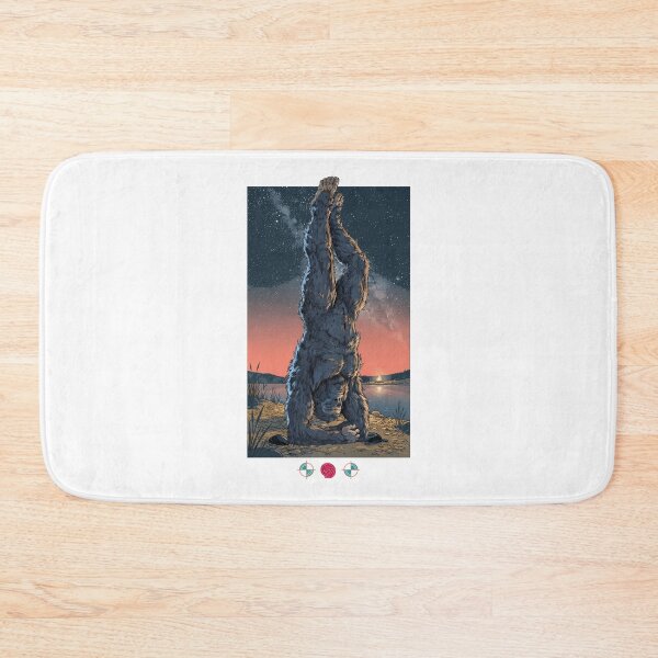 Item preview, Bigfoot Yoga Pose Forearm Stand Zen Cryptid Nature Art designed and sold by Whimsy Trail Co.