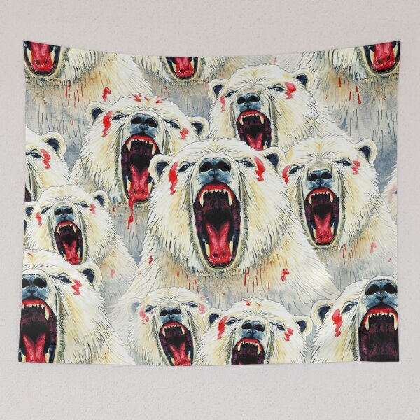 Item preview, Roaring Polar Bear Pattern designed and sold by pUNKnown.