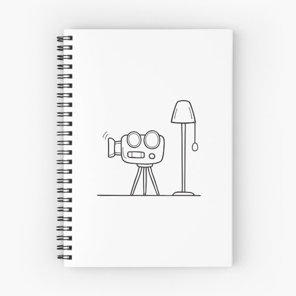 Item preview, An illustration of video recorder near a lamp designed and sold by rasagamastore.