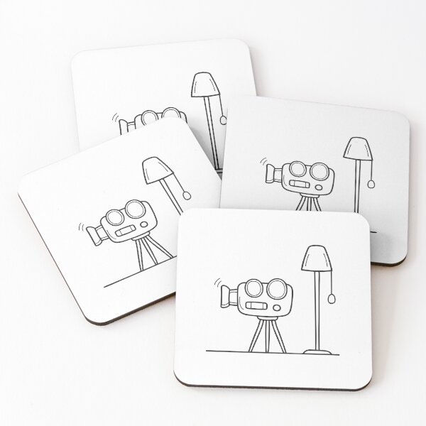 Item preview, An illustration of video recorder near a lamp designed and sold by rasagamastore.
