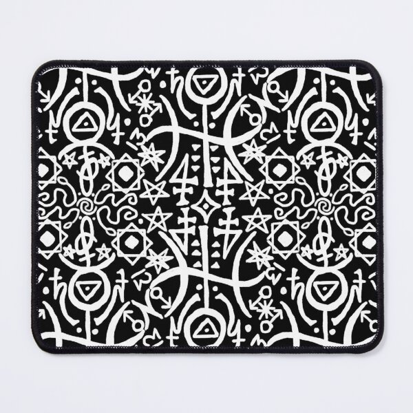 Item preview, Sigil of Mastery on Black designed and sold by QAF Warlock Patterns.
