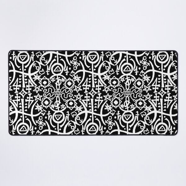 Item preview, Sigil of Mastery on Black designed and sold by QAF Warlock Patterns.