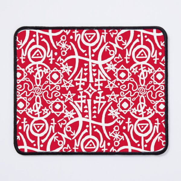 Item preview, Sigil of Mastery Bone on Crimson designed and sold by QAF Warlock Patterns.