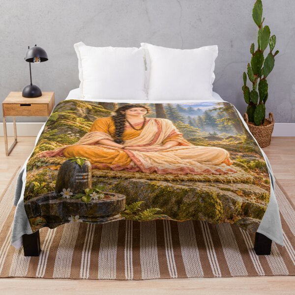 Item preview, Parvati Tapasya | Goddess Parvati Meditation Art designed and sold by Homyar.