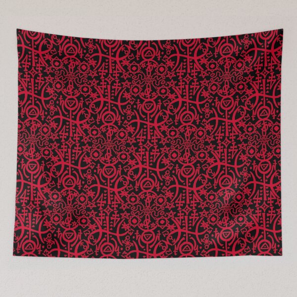 Item preview, Sigil of Mastery in Red designed and sold by QAF Warlock Patterns.