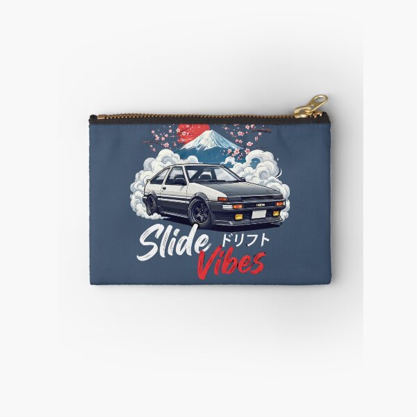 Item preview, Slide Vibes JDM Drift Car AE86 Mt Fuji Cherry Blossoms Japanese Streetwear Art designed and sold by digitalbob60.