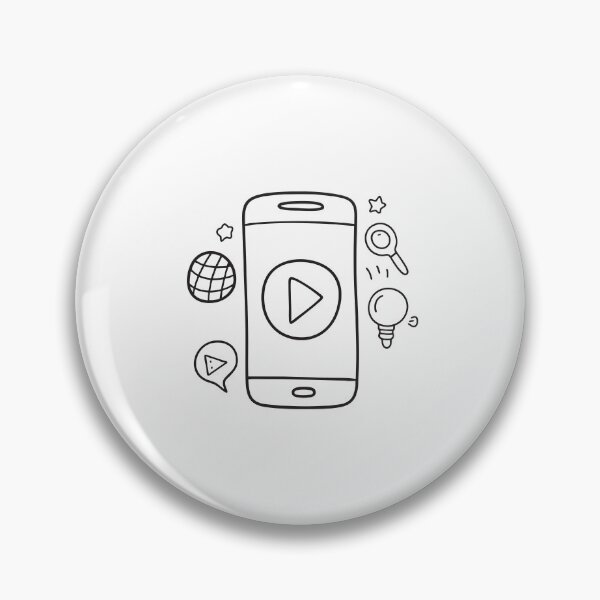 Item preview, An illustration of video thumbnail on a phone designed and sold by rasagamastore.