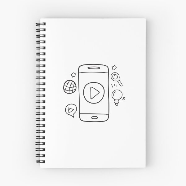 Item preview, An illustration of video thumbnail on a phone designed and sold by rasagamastore.