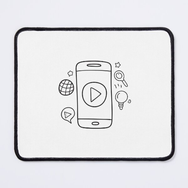 Item preview, An illustration of video thumbnail on a phone designed and sold by rasagamastore.