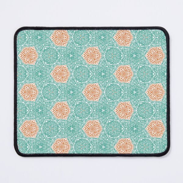 Item preview, Verdigris Vines and Russet Marigold Petals #10 designed and sold by QAF Warlock Patterns.