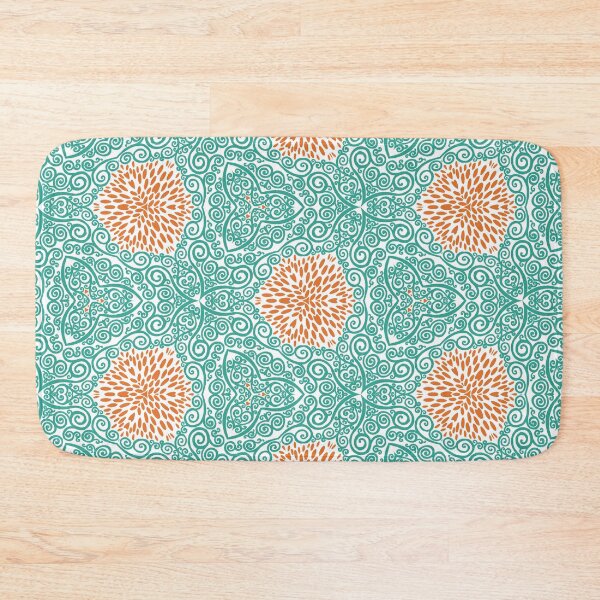 Item preview, Verdigris Vines and Russet Marigold Petals #10 designed and sold by QAF Warlock Patterns.