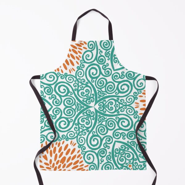 Item preview, Verdigris Vines and Russet Marigold Petals #10 designed and sold by QAF Warlock Patterns.