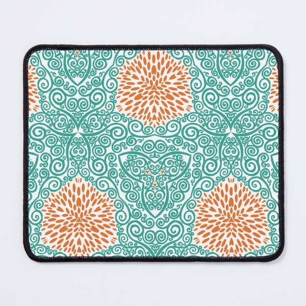 Item preview, Verdigris Vines and Russet Marigold Petals #9 designed and sold by QAF Warlock Patterns.
