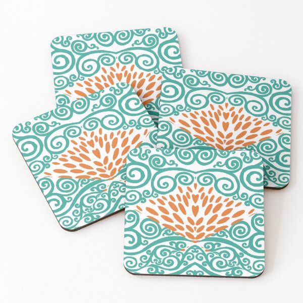 Item preview, Verdigris Vines and Russet Marigold Petals #8 designed and sold by QAF Warlock Patterns.