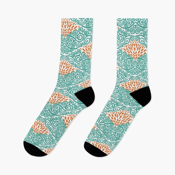 Item preview, Verdigris Vines and Russet Marigold Petals #8 designed and sold by QAF Warlock Patterns.