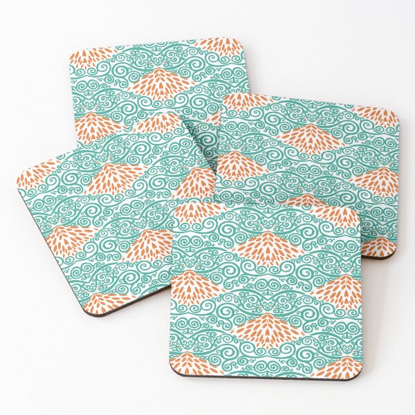 Item preview, Verdigris Vines and Russet Marigold Petals #7 designed and sold by QAF Warlock Patterns.
