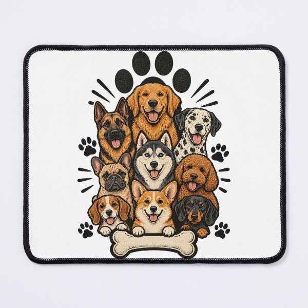 Item preview, Cute Dog Illustration Design for Pet Lovers and Animal Enthusiasts designed and sold by SrTammutHatmakr.