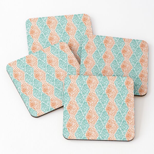 Item preview, Verdigris Vines and Russet Marigold Petals #6 designed and sold by QAF Warlock Patterns.