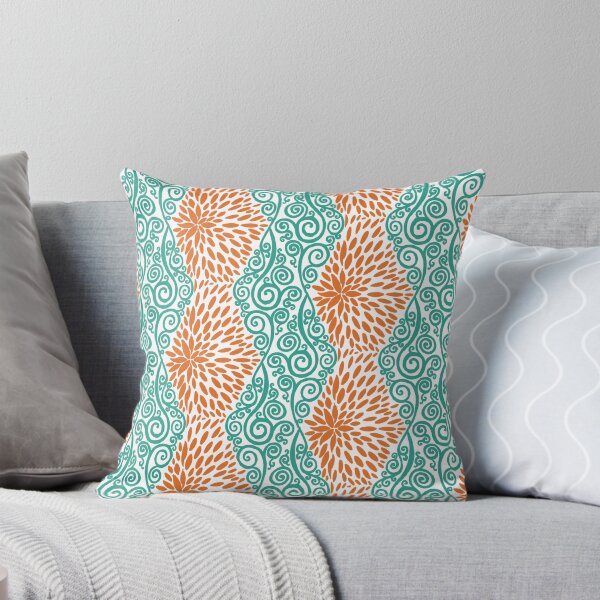 Item preview, Verdigris Vines and Russet Marigold Petals #6 designed and sold by QAF Warlock Patterns.