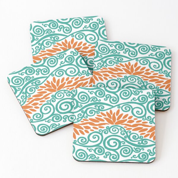 Item preview, Verdigris Vines and Russet Marigold Petals #4 designed and sold by QAF Warlock Patterns.