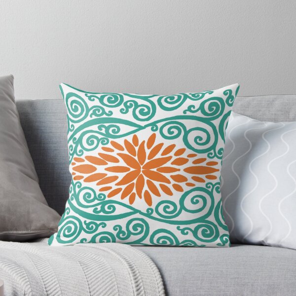Item preview, Verdigris Vines and Russet Marigold Petals #3 designed and sold by QAF Warlock Patterns.