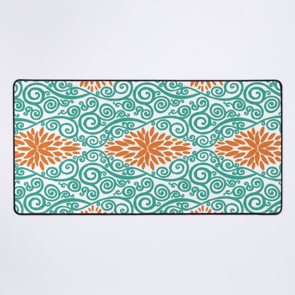Item preview, Verdigris Vines and Russet Marigold Petals #3 designed and sold by QAF Warlock Patterns.