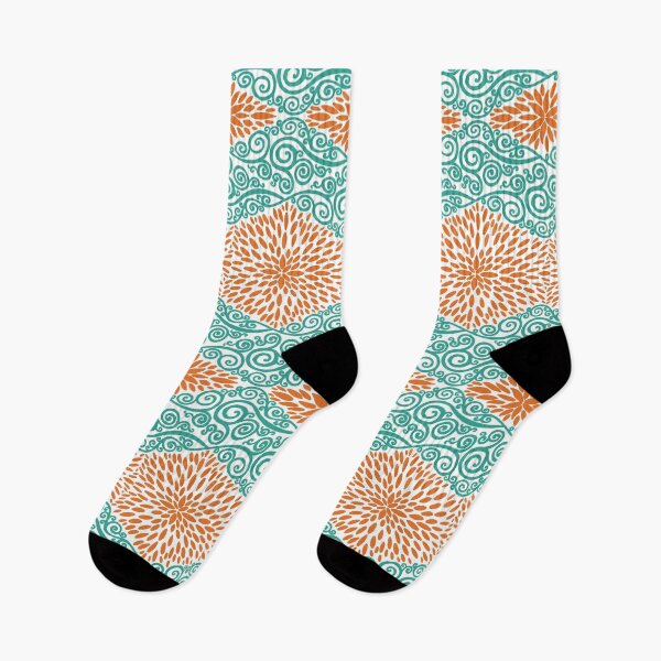 Item preview, Verdigris Vines and Russet Marigold Petals #3 designed and sold by QAF Warlock Patterns.