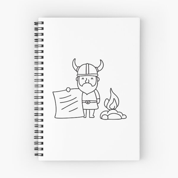 Item preview, An illustration of viking man holding a map beside a torch designed and sold by rasagamastore.