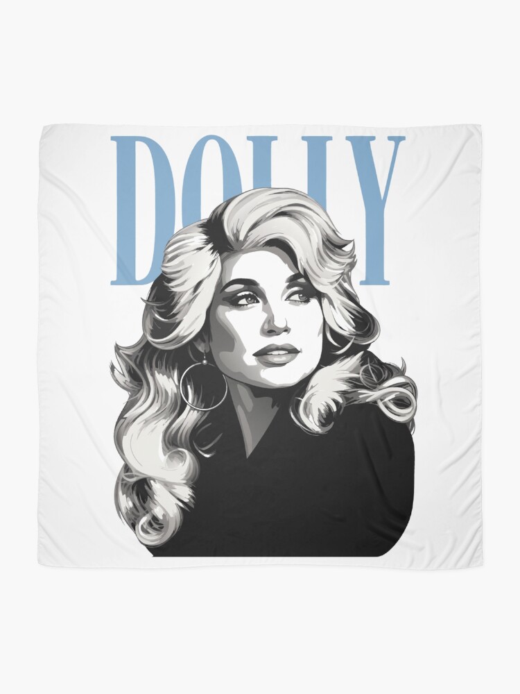 Thumbnail 2 of 3, Scarf, Dolly Parton designed and sold by ModMonochrome.