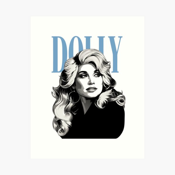Item preview, Dolly Parton designed and sold by ModMonochrome.
