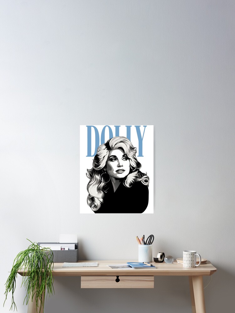 Thumbnail 2 of 3, Poster, Dolly Parton designed and sold by ModMonochrome.