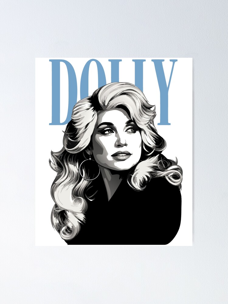 Thumbnail 1 of 3, Poster, Dolly Parton designed and sold by ModMonochrome.