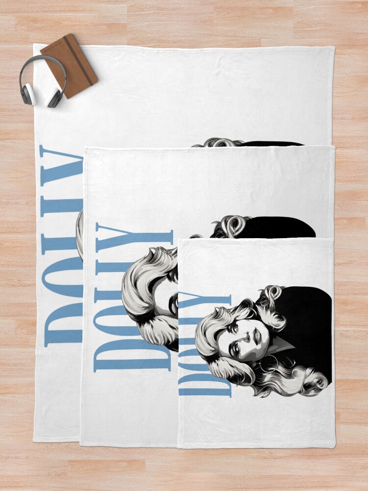 Thumbnail 5 of 6, Throw Blanket, Dolly Parton designed and sold by ModMonochrome.