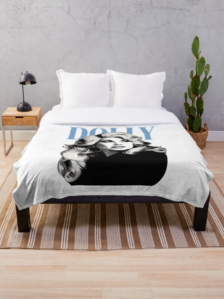 Thumbnail 1 of 6, Throw Blanket, Dolly Parton designed and sold by ModMonochrome.