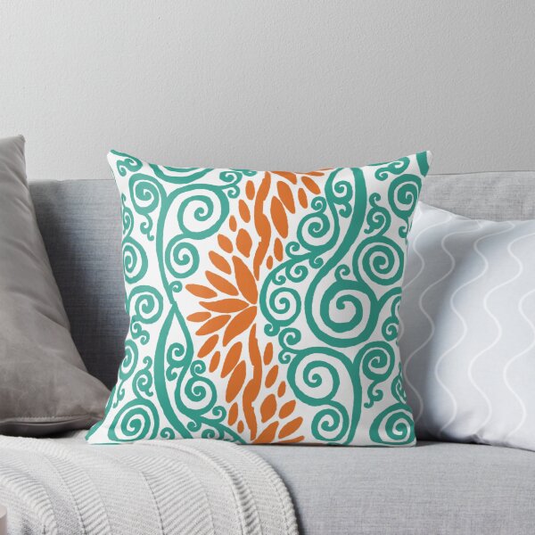 Item preview, Verdigris Vines and Russet Marigold Petals #2 designed and sold by QAF Warlock Patterns.