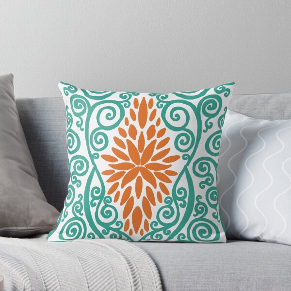 Item preview, Verdigris Vines and Russet Marigold Petals #1 designed and sold by QAF Warlock Patterns.