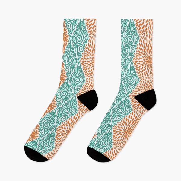Item preview, Verdigris Vines and Russet Marigold Petals #1 designed and sold by QAF Warlock Patterns.