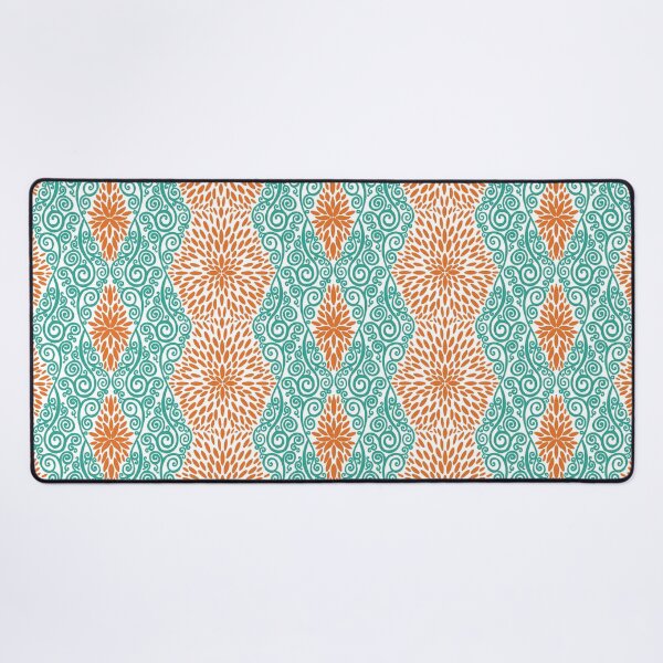 Item preview, Verdigris Vines and Russet Marigold Petals #1 designed and sold by QAF Warlock Patterns.