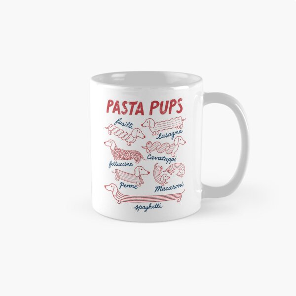 Item preview, Italian Cuisine Pasta Pups Dachshund Foodie Meme  designed and sold by DorikoKazan.