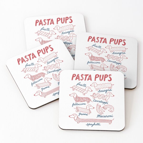 Item preview, Italian Cuisine Pasta Pups Dachshund Foodie Meme  designed and sold by DorikoKazan.