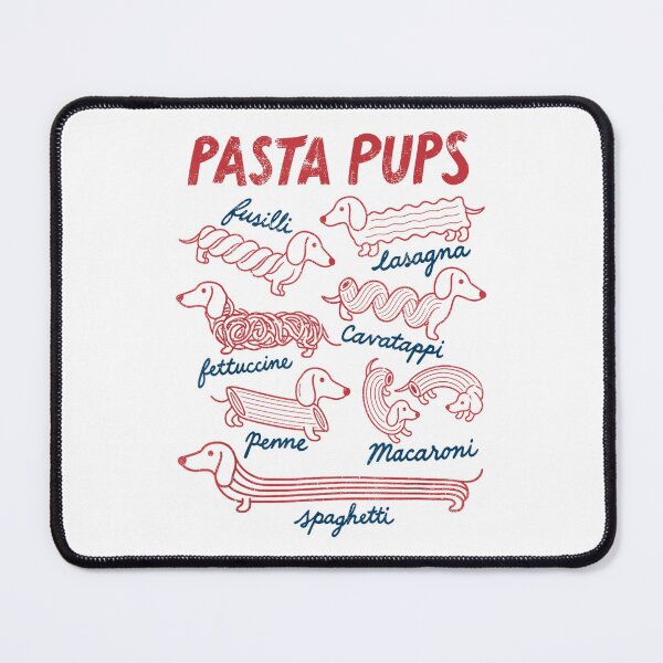 Item preview, Italian Cuisine Pasta Pups Dachshund Foodie Meme designed and sold by DorikoKazan.