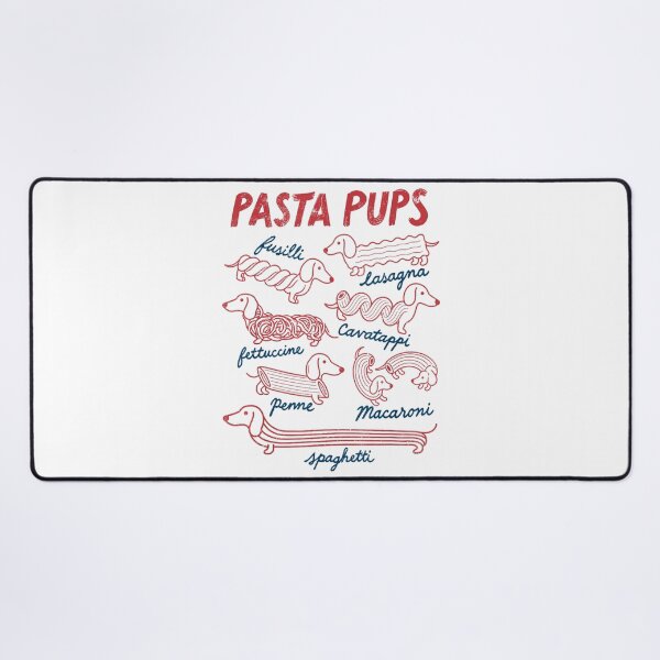 Item preview, Italian Cuisine Pasta Pups Dachshund Foodie Meme designed and sold by DorikoKazan.
