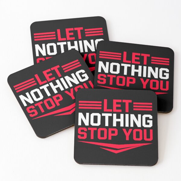 Item preview, Let Nothing Stop You Motivational Determination Typography T-Shirt designed and sold by rejowan-arts.