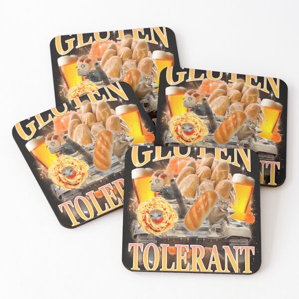 Item preview, Gluten Tolerant Meme  designed and sold by RebelKittyArt.