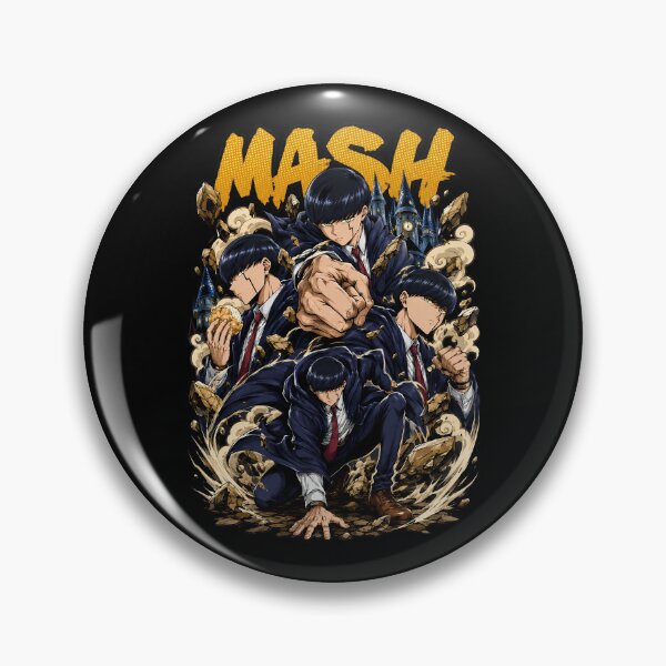 Item preview, Mash Burnedead Explosive Muscle Anime Graphic T-Shirt designed and sold by SirLivy.