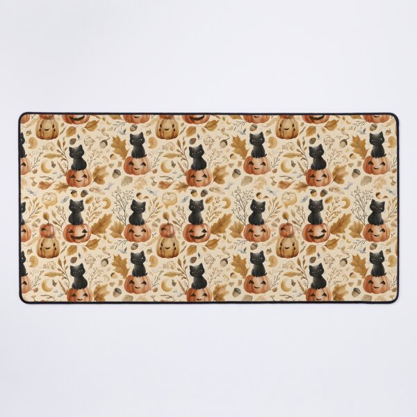 Item preview, Autumn Black Cat Botanical designed and sold by AlyssasCreativeBoutique.